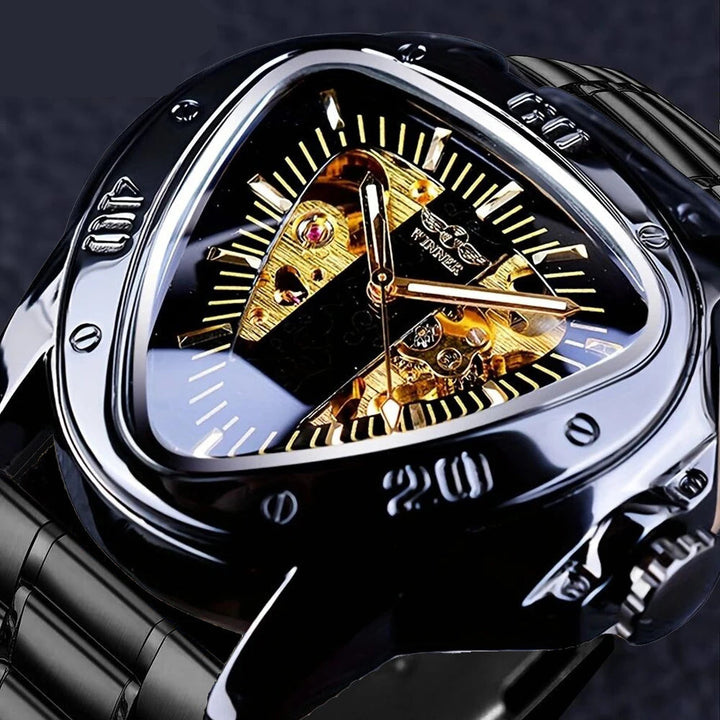 Steampunk Triangle Wristwatch stylish