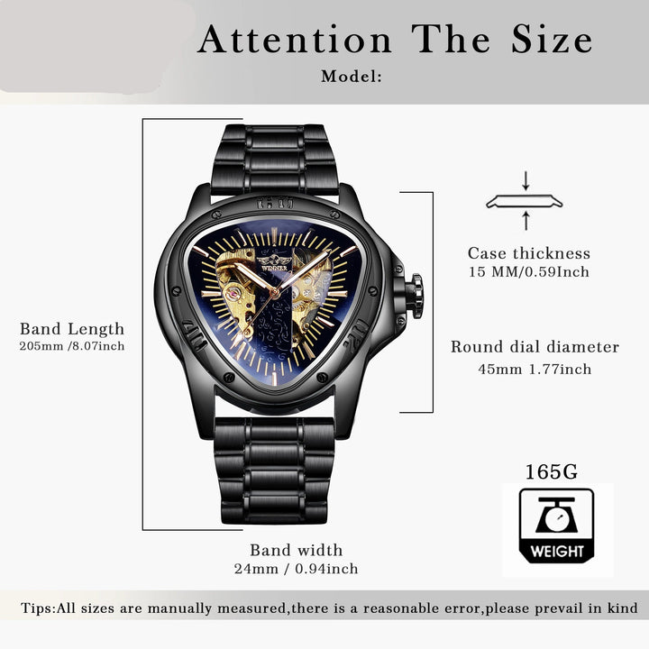Steampunk Triangle Wristwatch unique