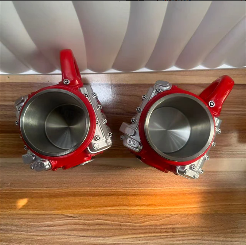 Steampunk V6 Engine Mug stylish