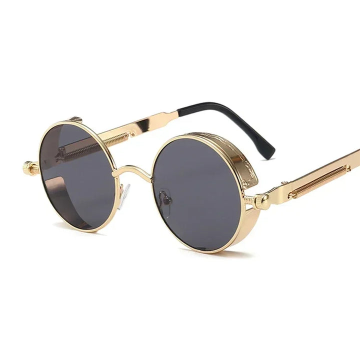 Steampunk Victorian Style Sunglasses Gold