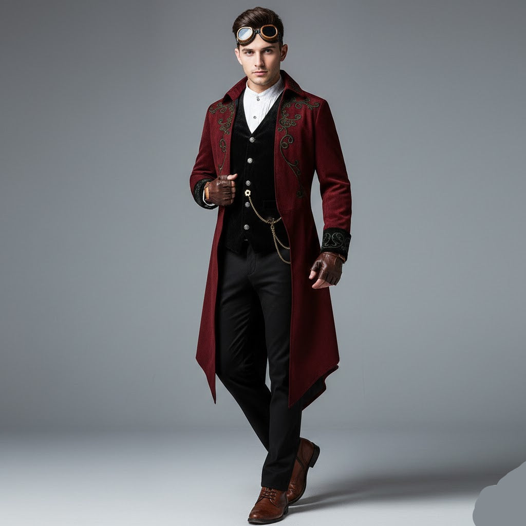 Steampunk Victorian Trench Coat