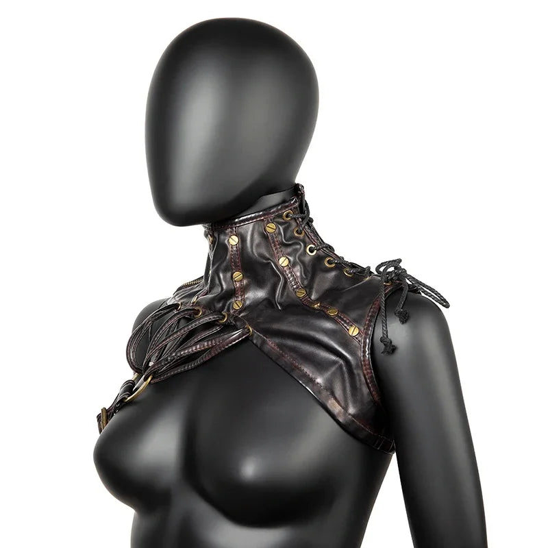 Steampunk Viking Neck Armor fashion