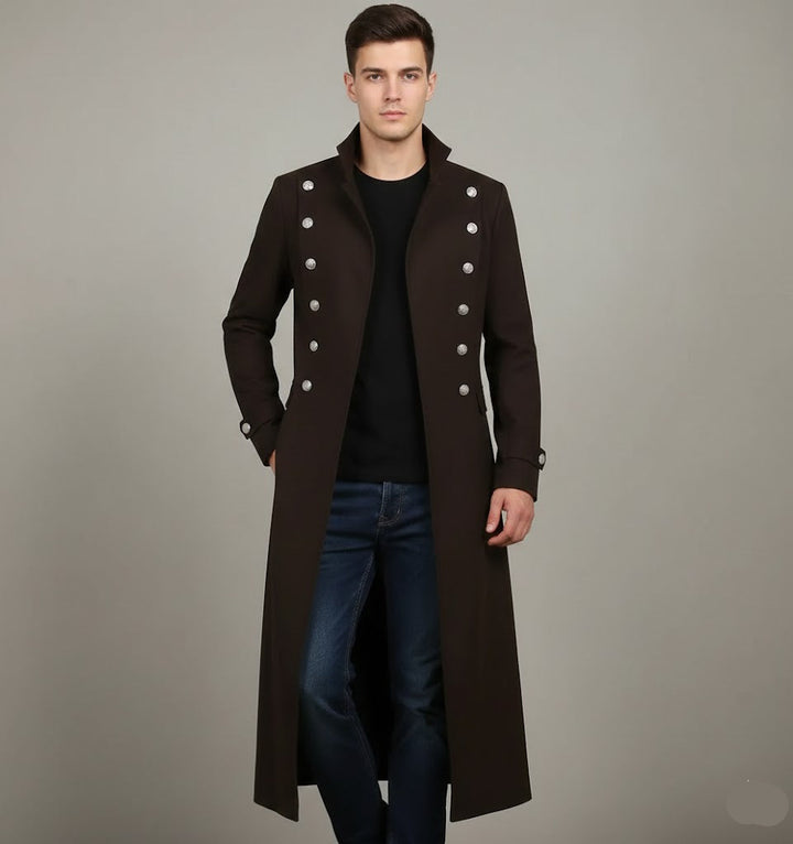 Steampunk Vintage Trench Coat Gothic