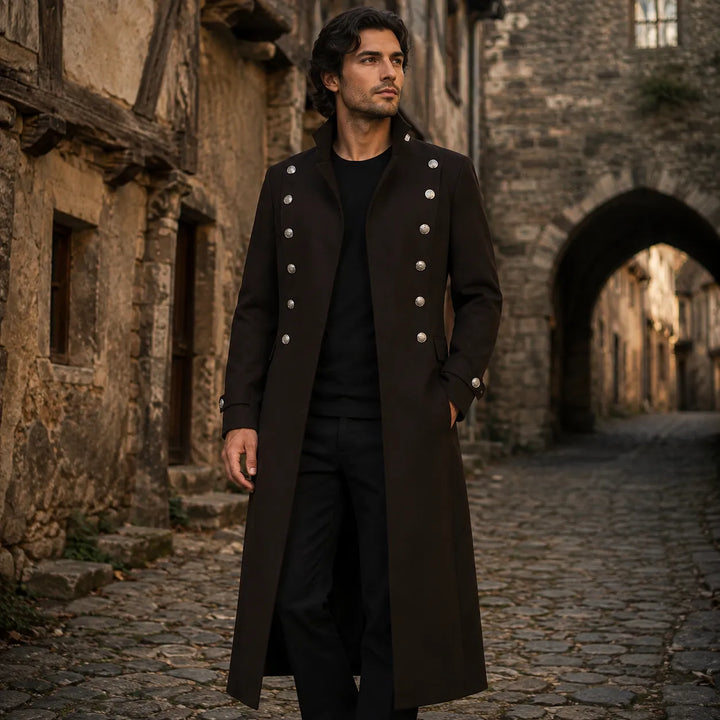 Steampunk Vintage Trench Coat Gothic