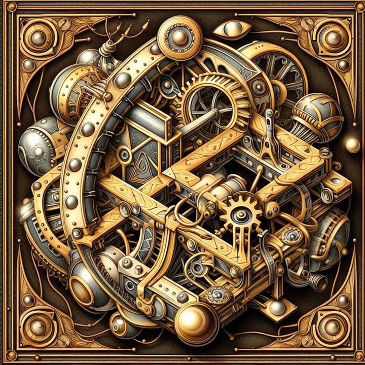 Steampunk Wall Art Featuring Mechanical Gears fashion