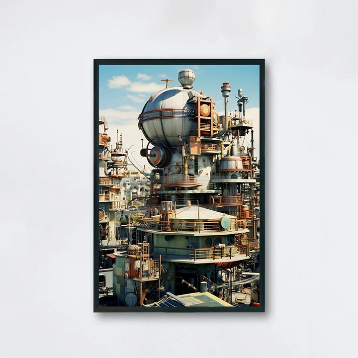 Steampunk Wall Art Poster Design