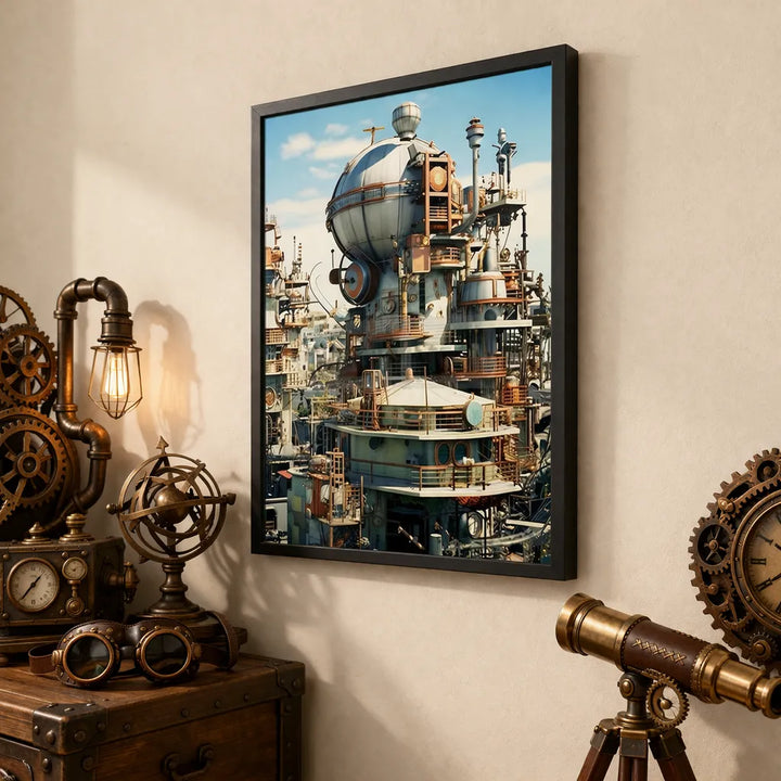 Steampunk Wall Art Poster Style
