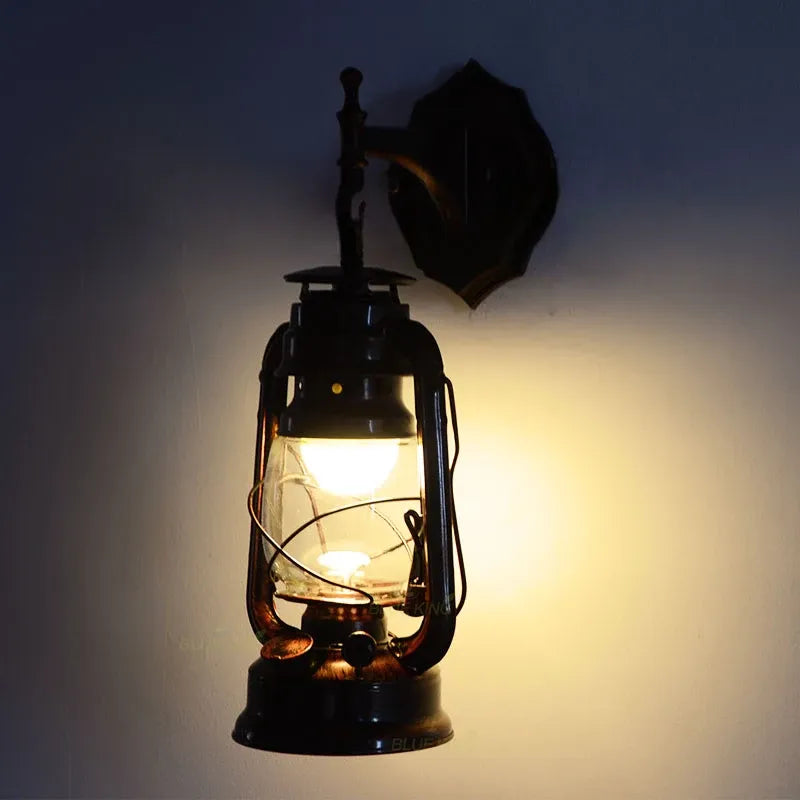 Steampunk Wall Lantern