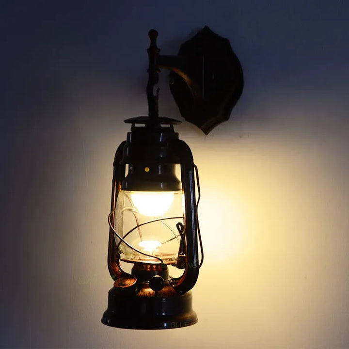 Steampunk Wall Lantern