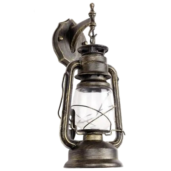 Steampunk Wall Lantern Green