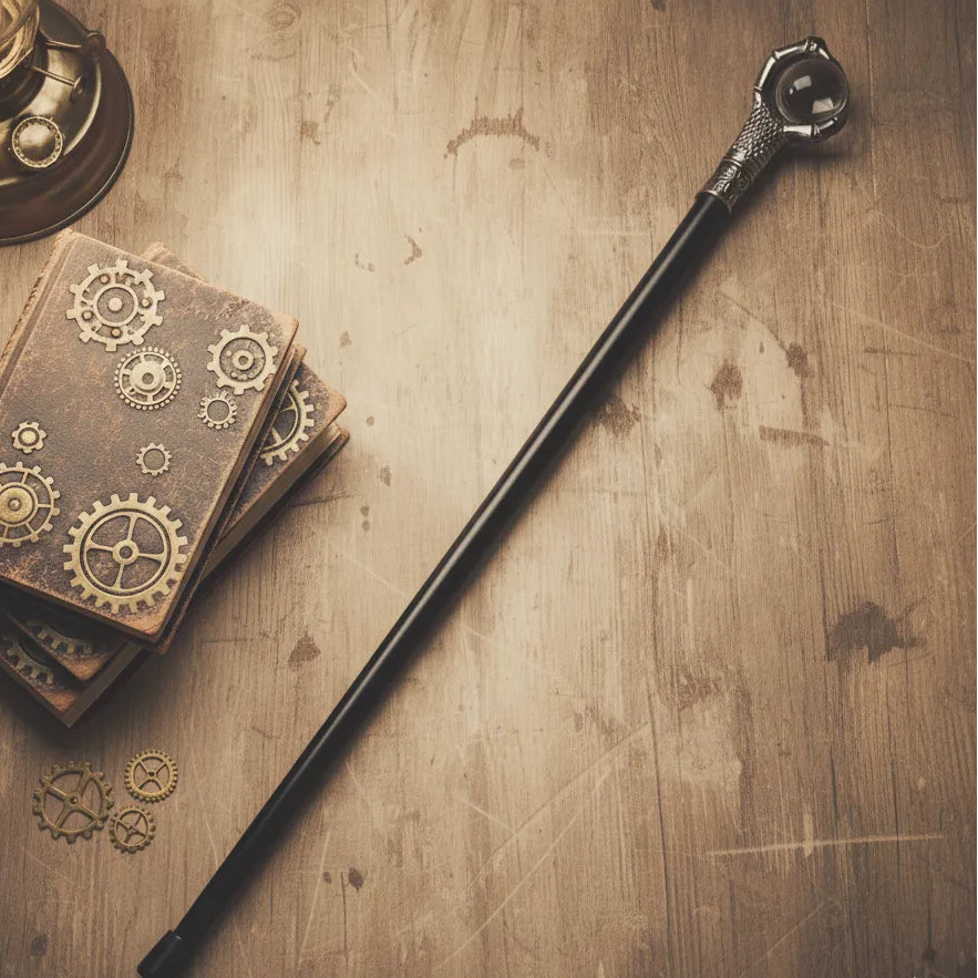 Steampunk Wizard Cane