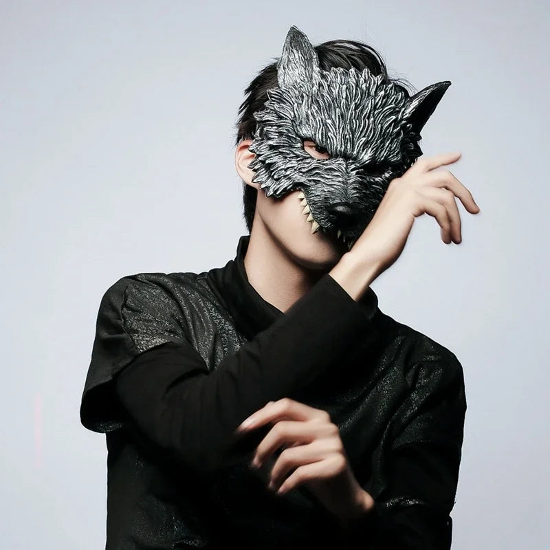 Steampunk Wolf Mask fashion