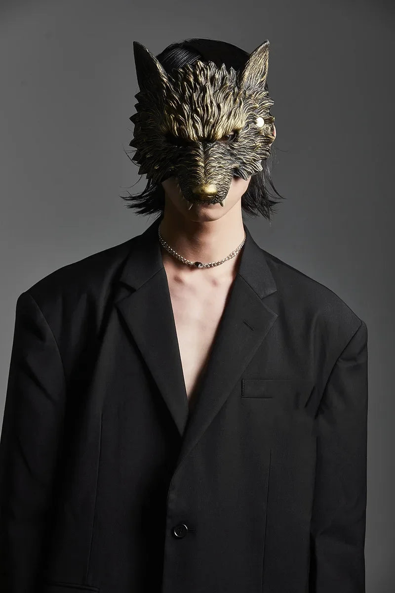 Steampunk Wolf Mask stylish
