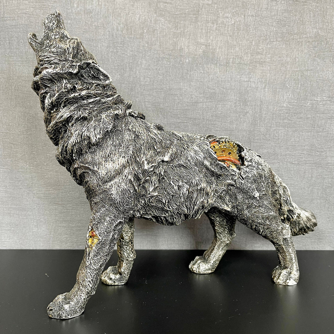 Steampunk Wolf Sculpture fashion