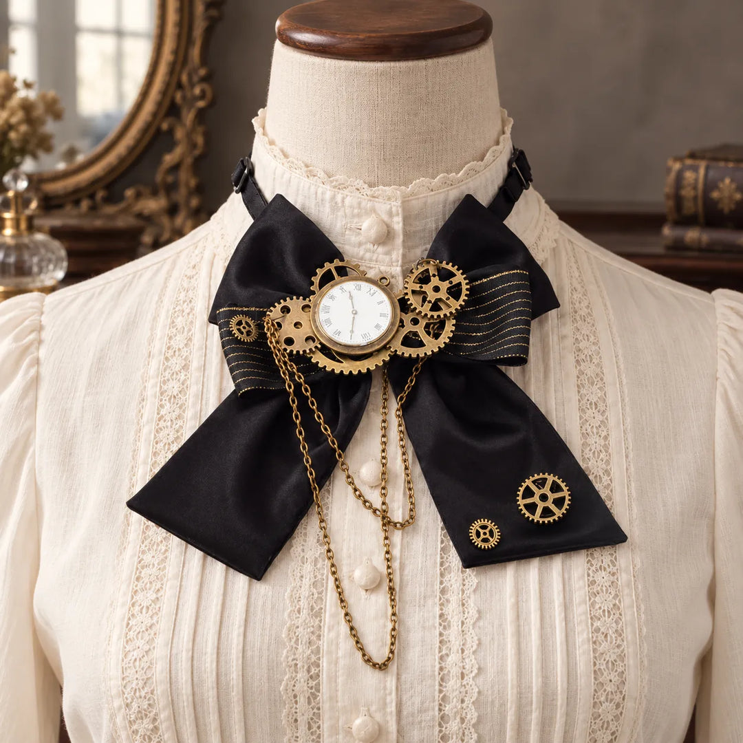 Steampunk Woman Bow Tie
