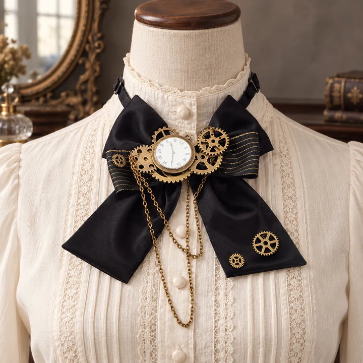 Steampunk Woman Bow Tie