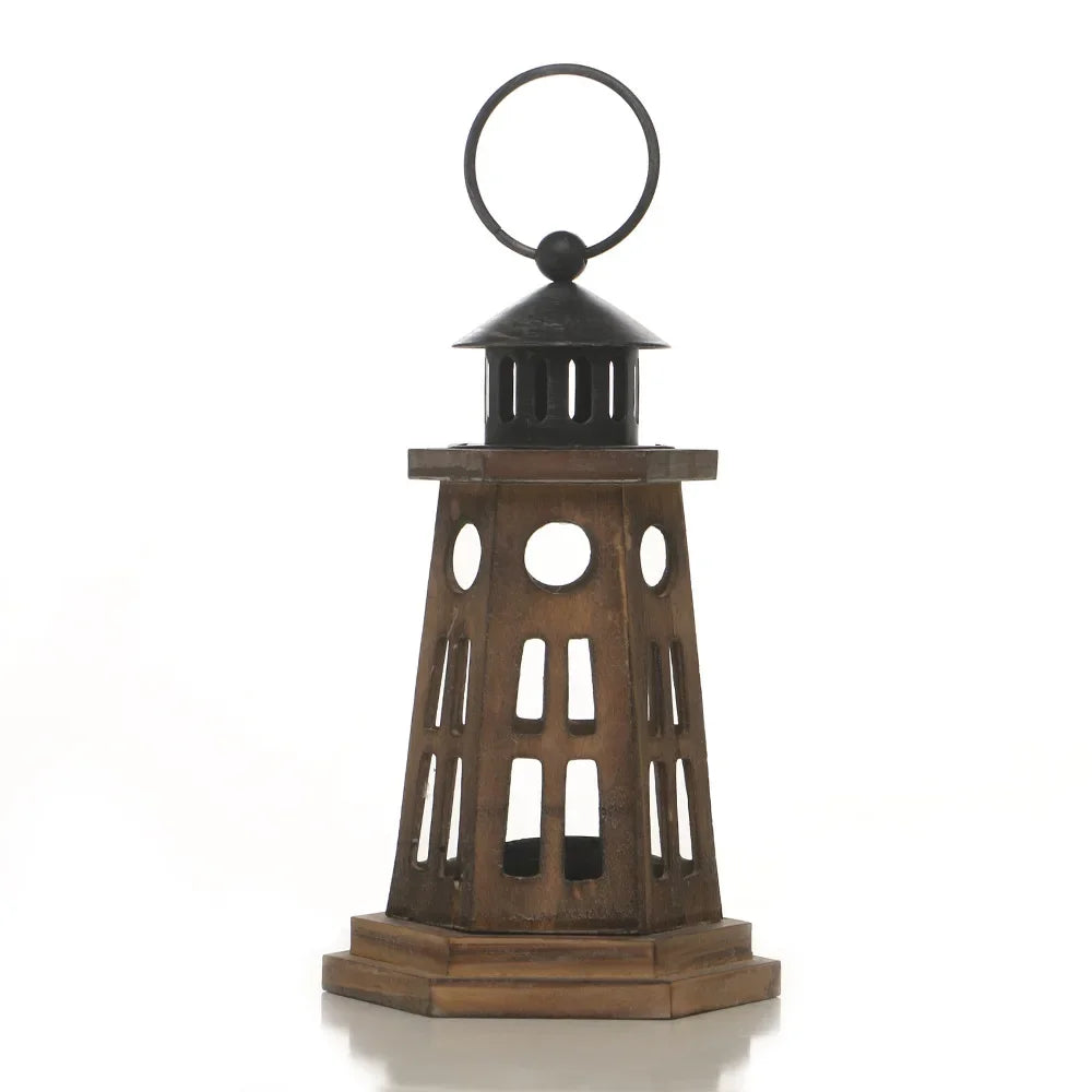 Steampunk Wooden Lantern Design