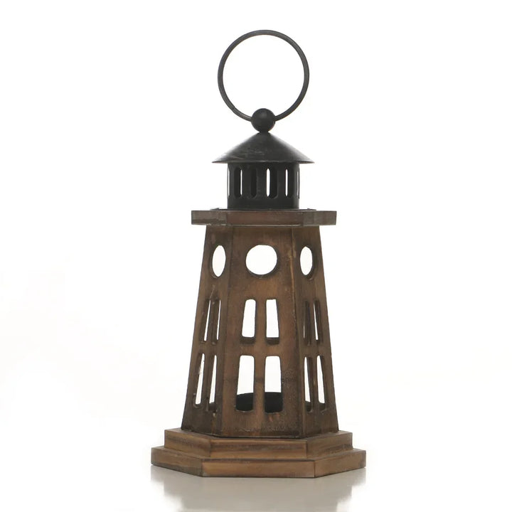 Steampunk Wooden Lantern Design