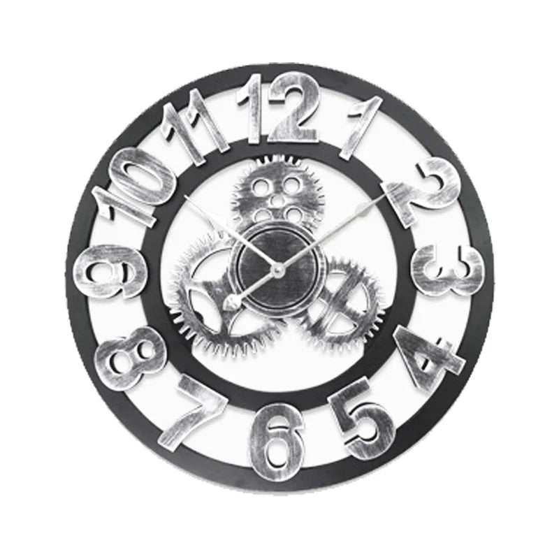 Steampunk Wooden Wall Clock chic