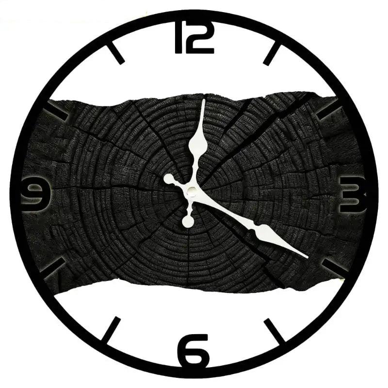 Steampunk Wooden and Metal Clock stylish