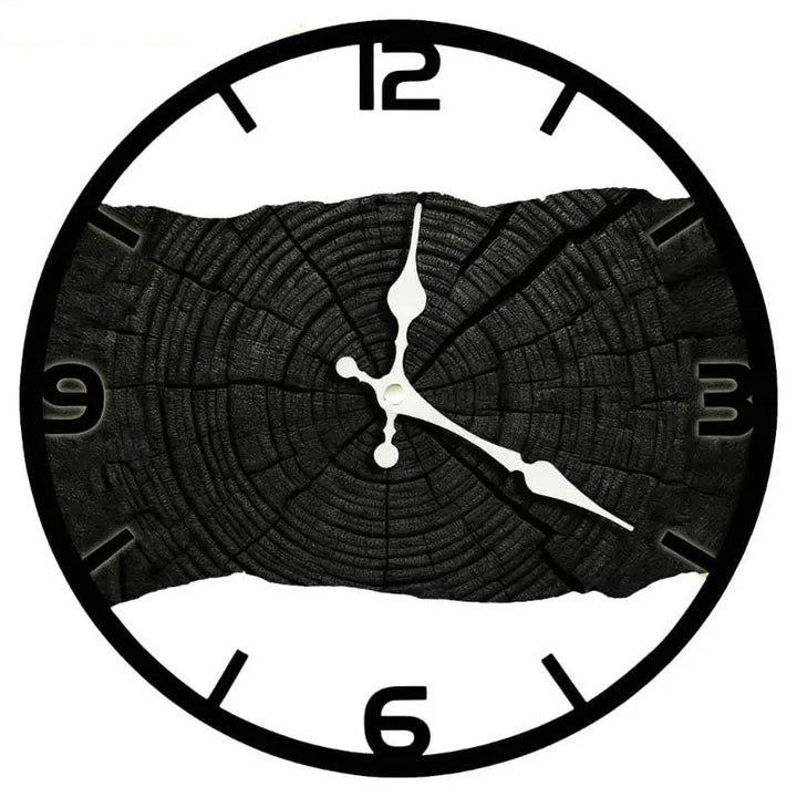Steampunk Wooden and Metal Clock stylish