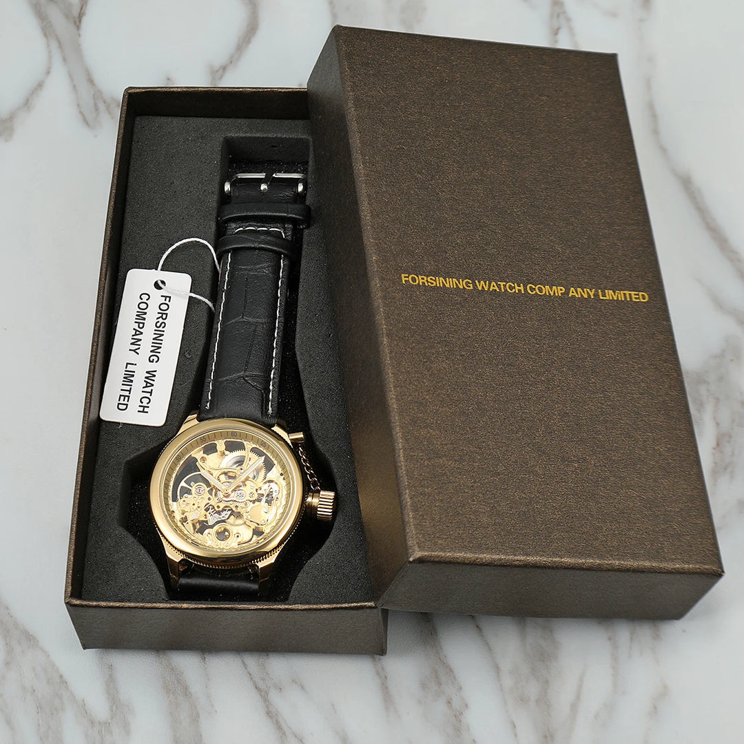 Steampunk Wristwatch With Chain bold