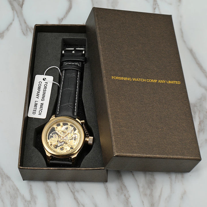Steampunk Wristwatch With Chain bold