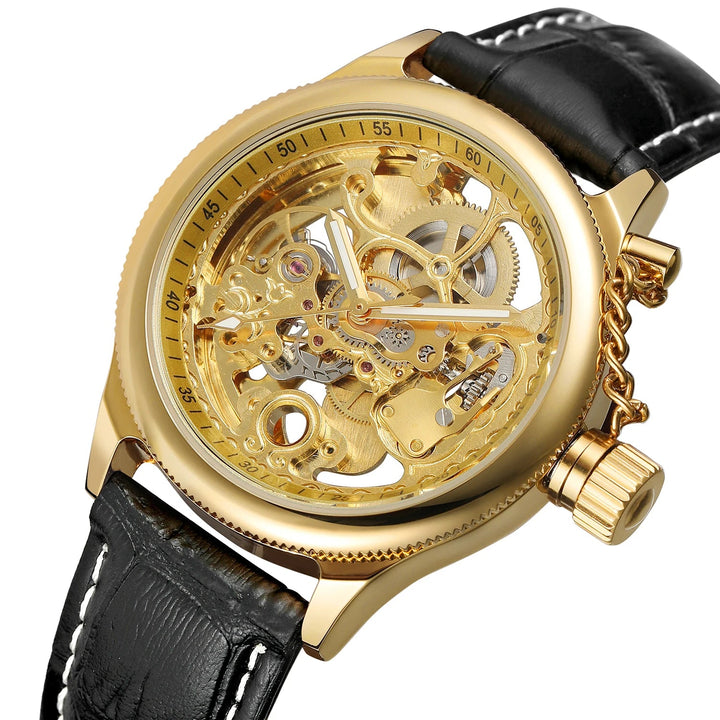 Steampunk Wristwatch With Chain refined