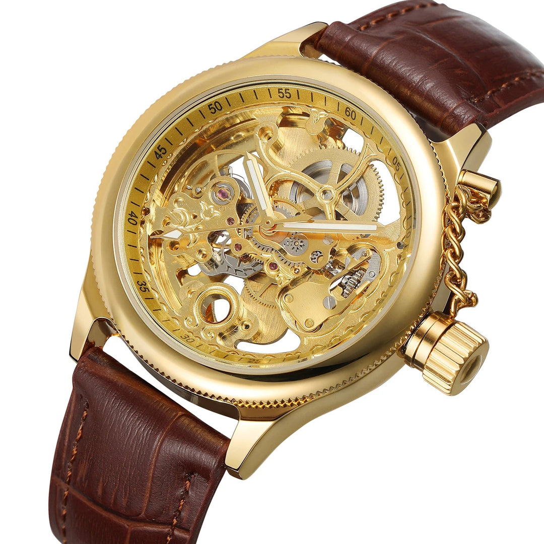 Steampunk Wristwatch With Chain gothic