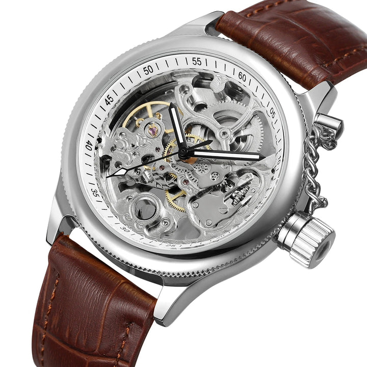 Steampunk Wristwatch With Chain premium