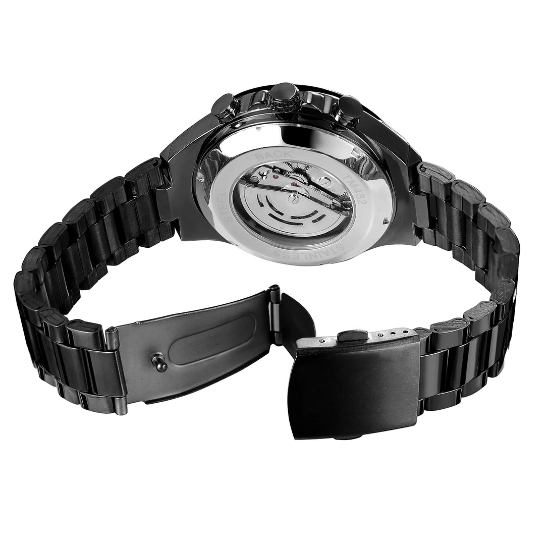 Steampunk Wristwatch With Skull Dial durable