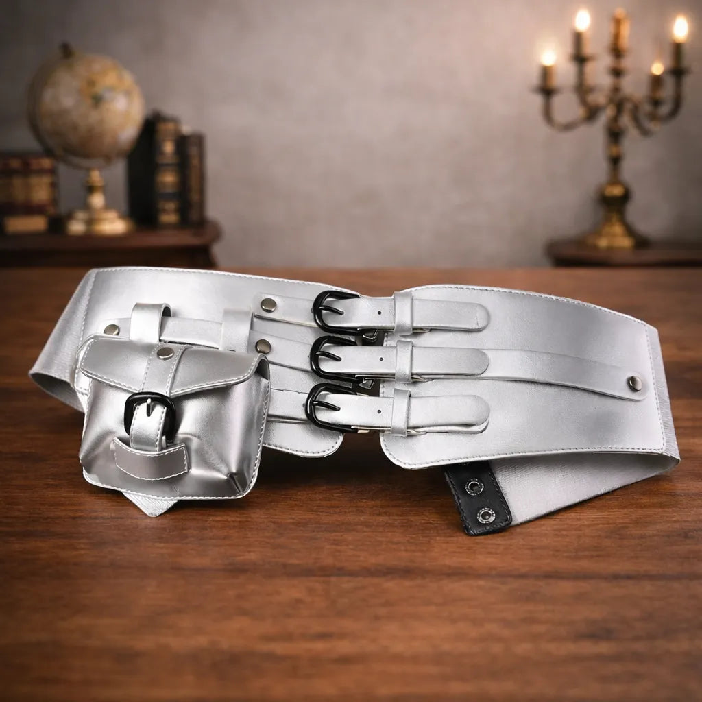 Steampunk corset belt With Mini Bag