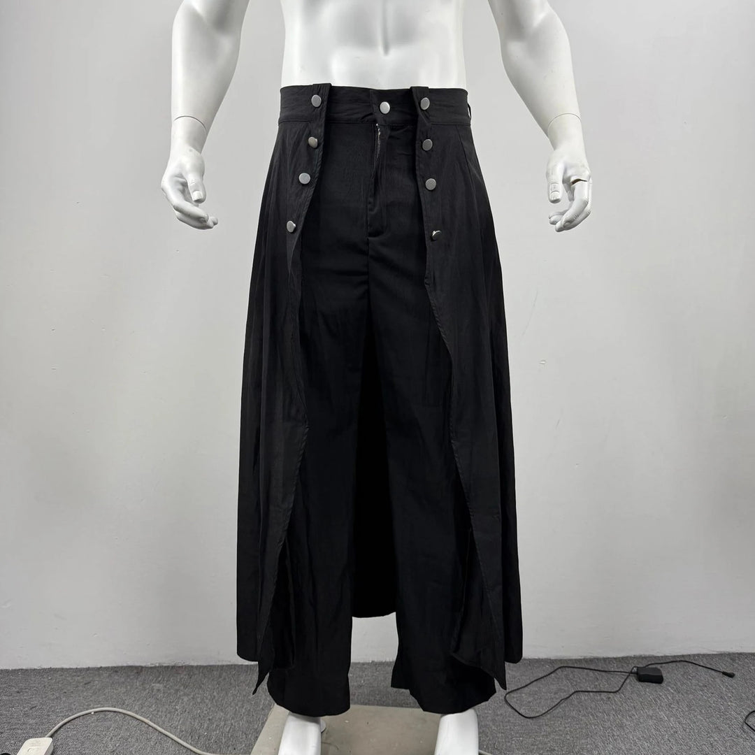 Steampunk pants with attached long tail – vintage design