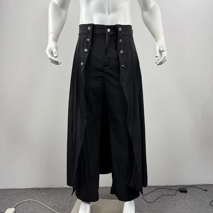 Steampunk pants with attached long tail – vintage design