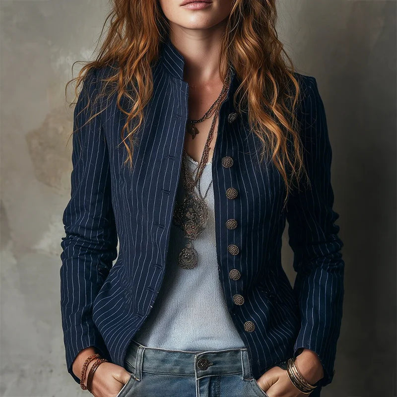 Striped Steampunk Jacket