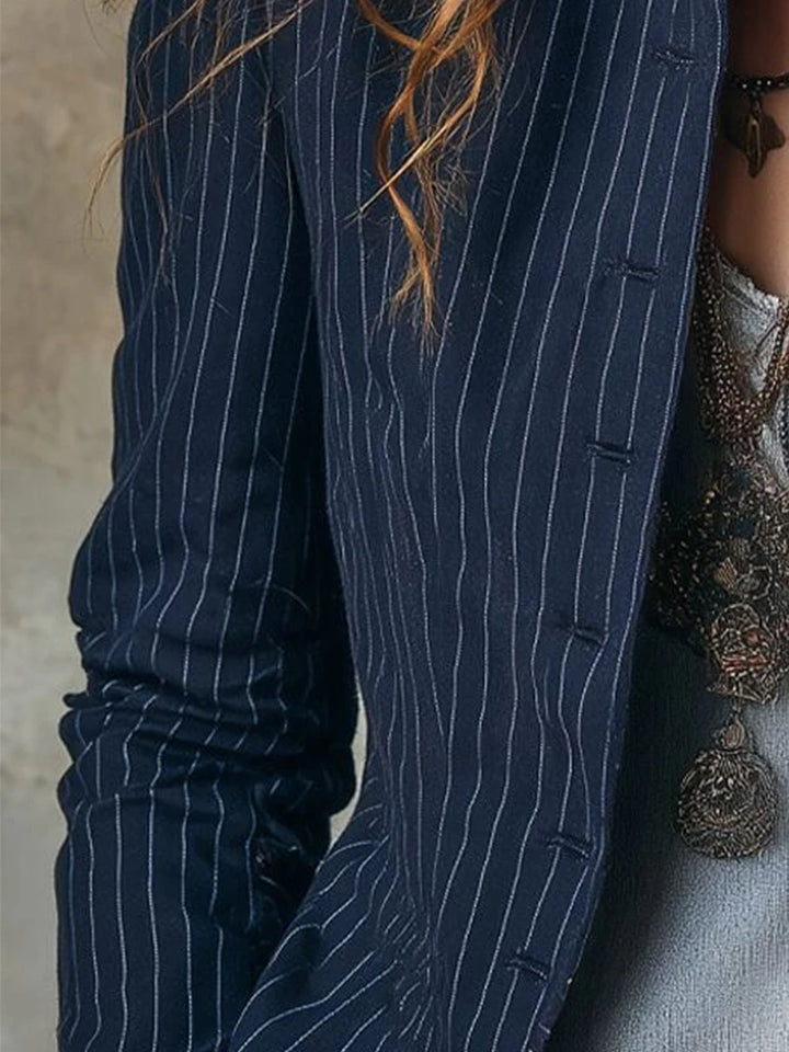 Striped Steampunk Jacket Design