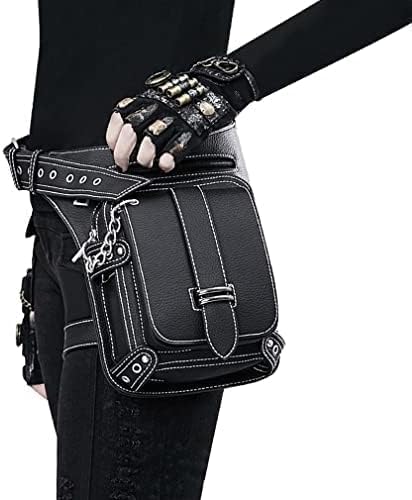 Stylish Black Steampunk Bag Adjustable unique