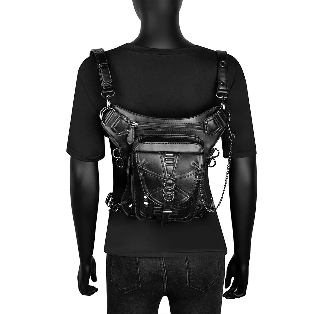 Stylish Black Steampunk Bag chic