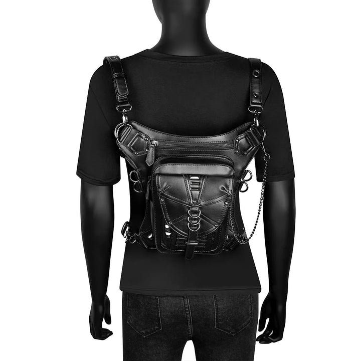 Stylish Black Steampunk Bag chic
