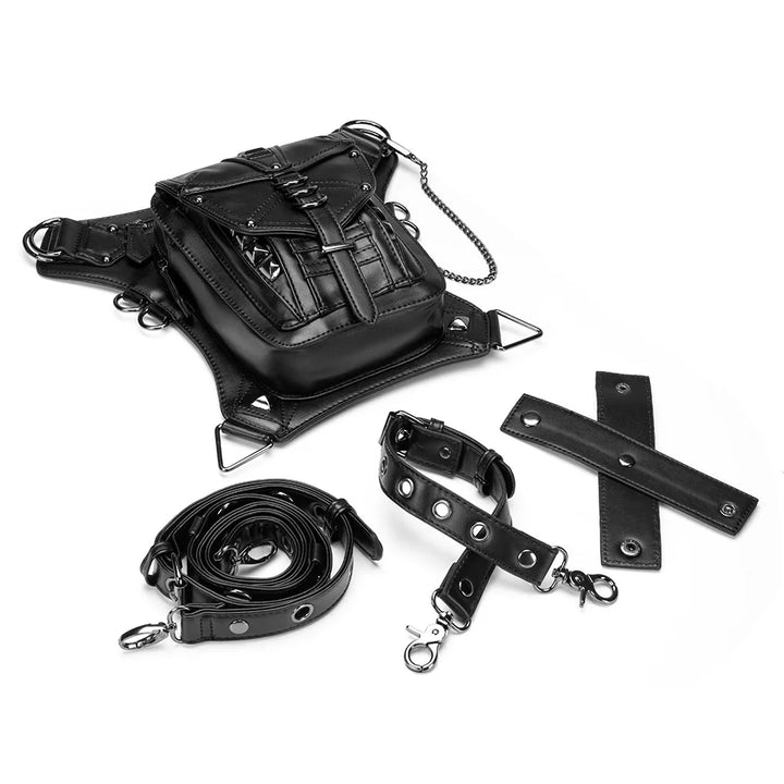 Stylish Black Steampunk Bag retro