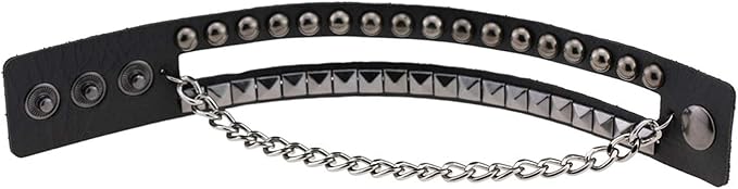 Stylish Black Steampunk Cuff bold