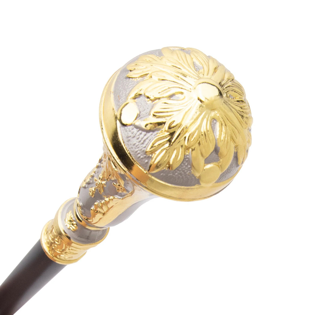 Stylish Gold And Silver Steampunk Cane chic