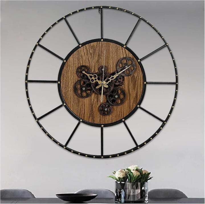 Stylish Industrial Steampunk Clock