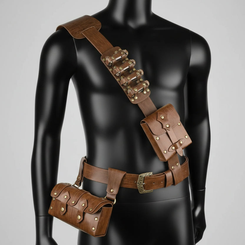 Stylish Medieval Steampunk Belt Bag
