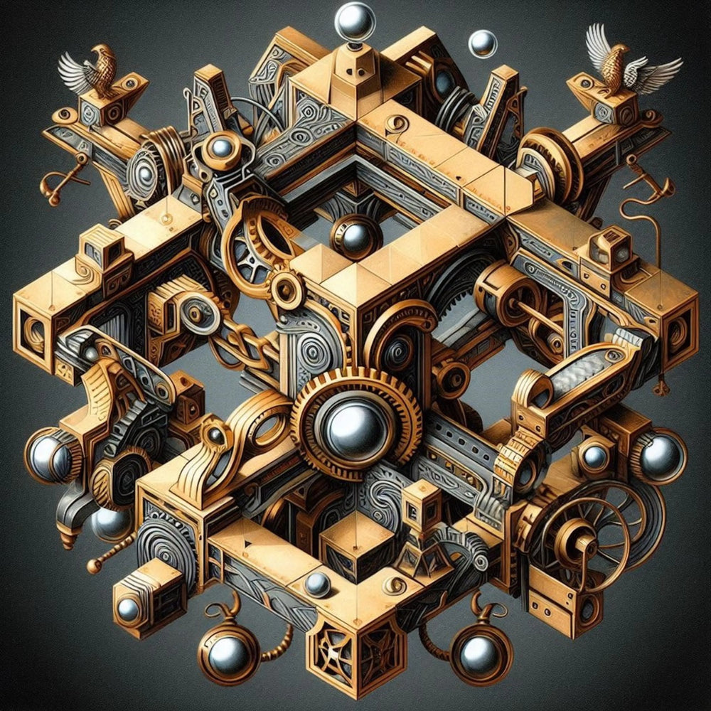 Stylish Retro Steampunk Wall Art Poster fashion
