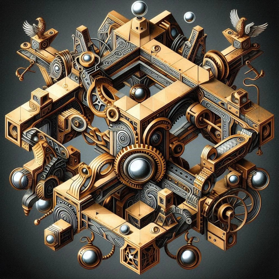 Stylish Retro Steampunk Wall Art Poster fashion
