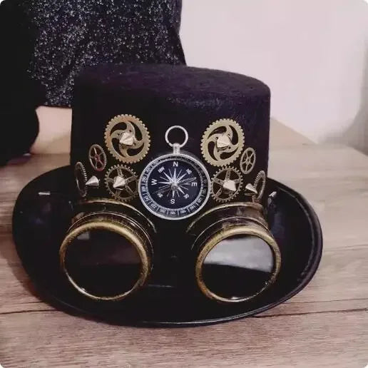 Stylish Steampunk Compass Hat Original