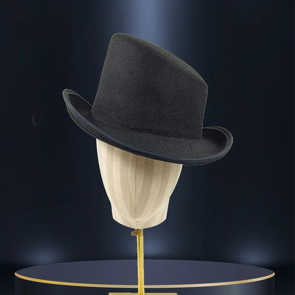 Stylish Steampunk Cosplay Hat Black