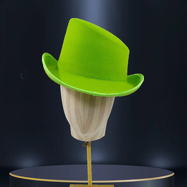 Stylish Steampunk Cosplay Hat Green