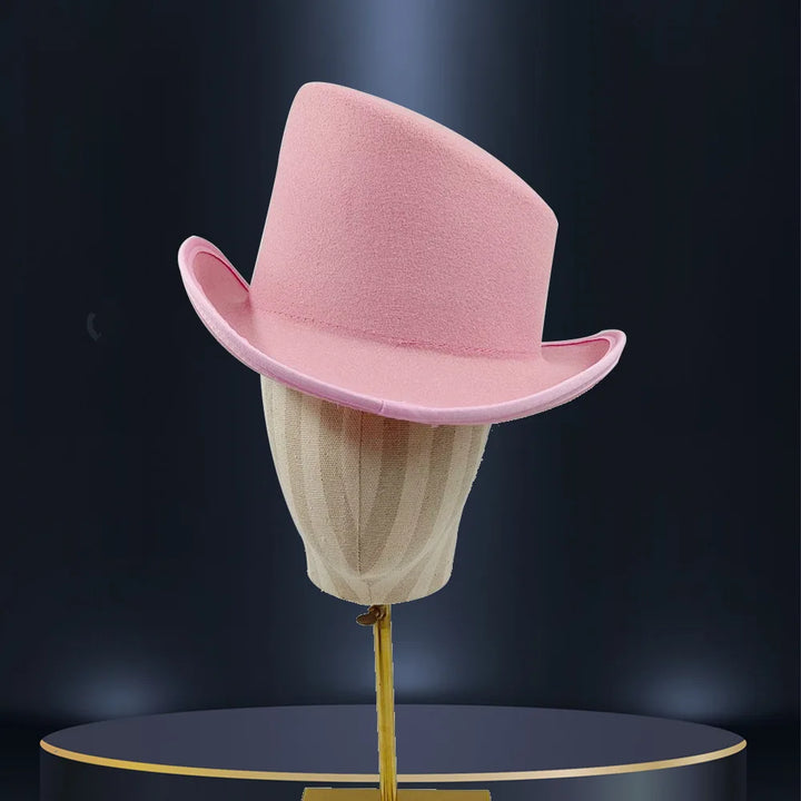 Stylish Steampunk Cosplay Hat Pink